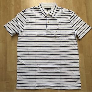 🏡 Moving sale  Price Firm Hilfiger striped polo shirt